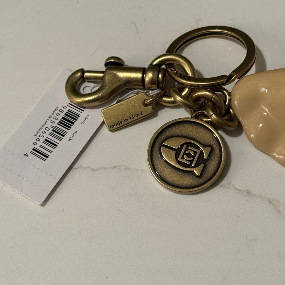 NWT Coach Clot Dumpling Bag Charm - Picture 12 of 16